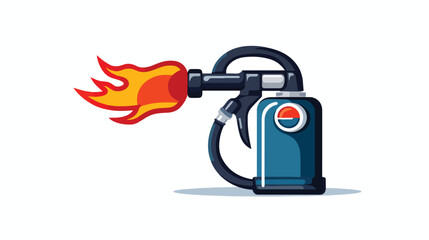 Fuel Icon Vector. Simple flat symbol. on white background