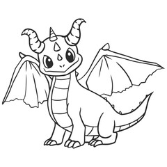 Dragon Spreading Wings