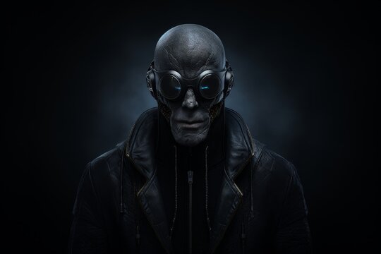 Cyber-Detective,  bright bold colors, 8k, macro lens, 3d