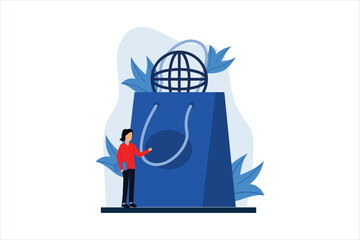 Business Marketing Flat Design Illustration