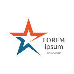 successful victory star logo design