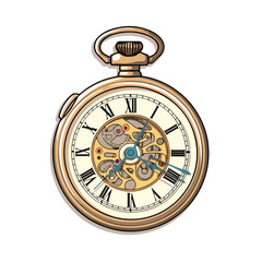 A mechanical pocket watch that can freeze time