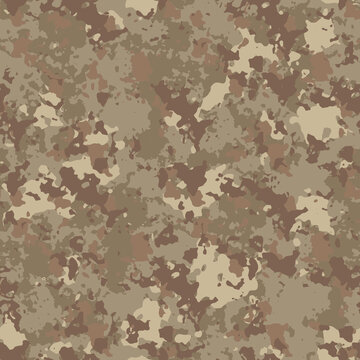 Military flecktarn camouflage illustration seamless pattern arid desert camo square texture banner illustration wallpaper