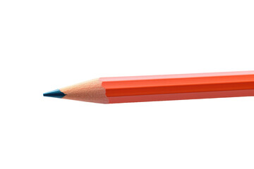 Red Pencil With Blue Tip Sticking Out. On a White or Clear Surface PNG Transparent Background. - Powered by Adobe