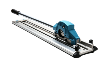 Machine Sitting on Table. On a White or Clear Surface PNG Transparent Background.