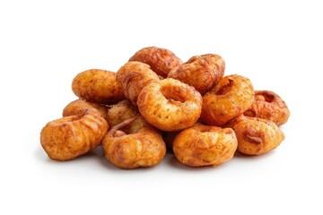 Fototapeta premium Fuchka or Puchka, Popular Street Food in Bangladesh, Consisting of Hollow, Crispy Shells Filled