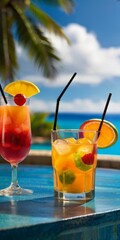 Refreshing Beverages Under the Sun