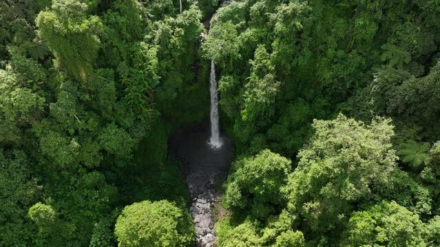 Tiu Teja Waterfall in Lombok, Indonesia.