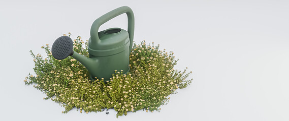 watering can isolated on white background