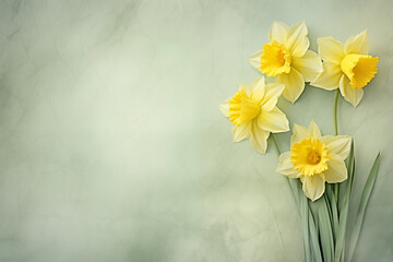 Fototapeta na wymiar daffodil background