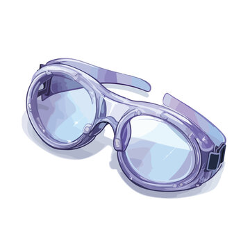 A pair of crystal goggles that allow the wearer 