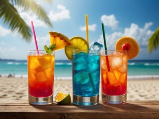 Refreshing Beverages Under the Sun
