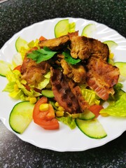 chicken meat salad