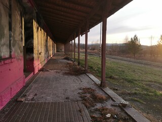old train station in Vidnava