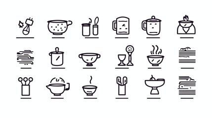 Medical recipe icon of glyph style design vector tem