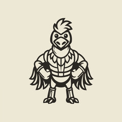 chicken logo vector