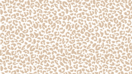 Leopard skin fur texture beige background	