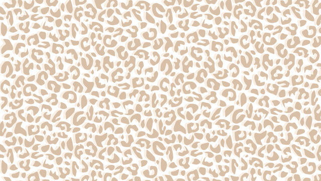 Leopard skin fur texture beige background	