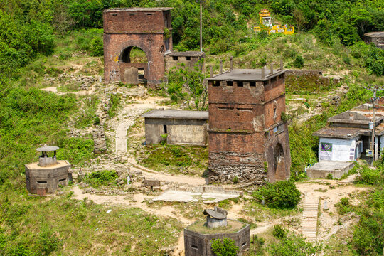 Hai Van Gate On Top Of Hai Van Mountain Pass In Hue Province, Vietnam. The Hai Van Gate Was Built On Hai Van Pass By The Nguyen Dynasty In 1826 To Protect The Hue Imperial Citadel.