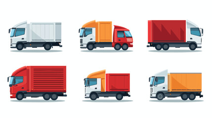 Truck vehicle delivery service vector illustration