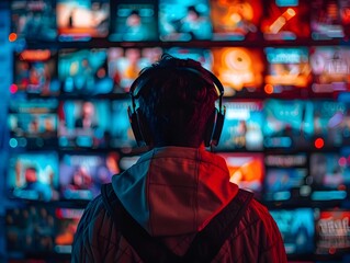 Technology-Powered Entertainment: A User's Immersive Digital Streaming Experience