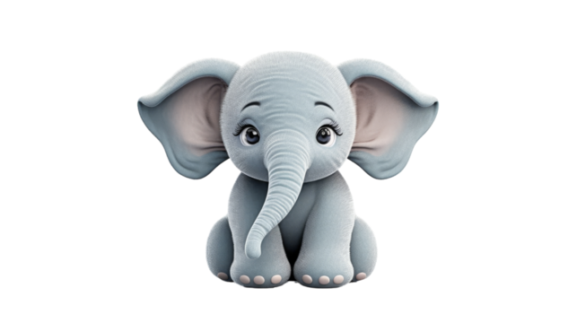 A majestic elephant stands with a sad expression on its face