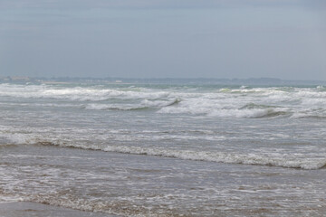 waves on the beach