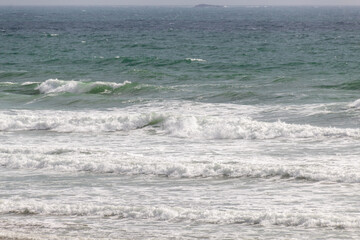 waves on the beach