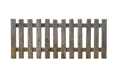 fence isolated on white