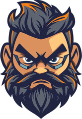 Courageous Captain Leading Your Brand with a Mascot Vector Logo