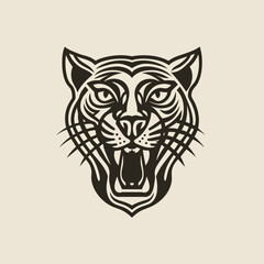 panther head vector