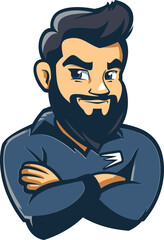 Noble Nomad Embarking on Brand Adventures with a Mascot Logo