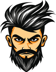Courageous Conqueror Overcoming Brand Obstacles with a Mascot Logo