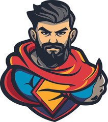 Mighty Mentor Mentoring Your Brand's Growth with a Mascot Logo