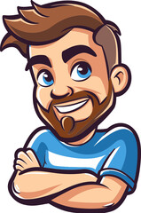 Valiant Voyager Navigating Brand Success with a Mascot Logo