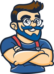 Dynamic Dynamo Energizing Your Brand's Identity with a Mascot Logo