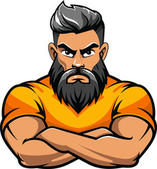 Mighty Mentor Guiding Your Brand's Progress with a Mascot Logo