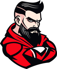 Bold Voyager Mascot Vector Logo Charting New Paths for Your Brand