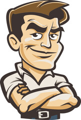Resilient Ranger Man Mascot Vector Logo Ensuring Your Brand's Integrity