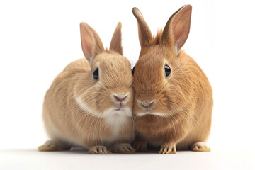 Obraz premium Rabbit isolated on white.