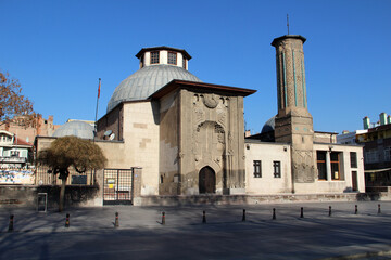 Ince Minareli Madrasa built in the 13th century in Seljuk period in Konya.