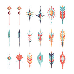 A set of enchanted arrows that never miss their tar