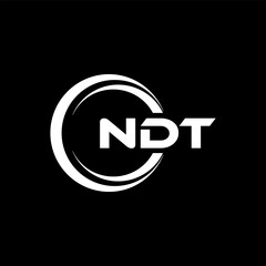 NDT Logo Design, Inspiration for a Unique Identity. Modern Elegance and Creative Design. Watermark Your Success with the Striking this Logo.