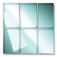 A sleek glass texture background with transparent s
