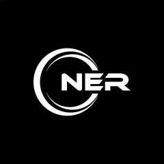 NER Logo Design, Inspiration for a Unique Identity. Modern Elegance and Creative Design. Watermark Your Success with the Striking this Logo.