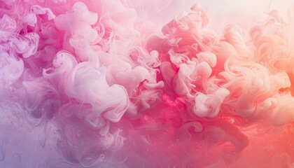 Pink gradient smoke wallpaper