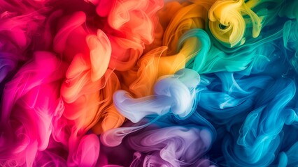 Colorful smoke wallpaper