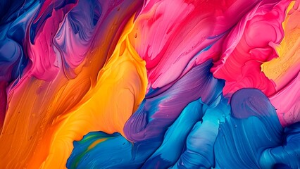 Colorful brushstrokes background