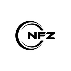 NFZ Logo Design, Inspiration for a Unique Identity. Modern Elegance and Creative Design. Watermark Your Success with the Striking this Logo.