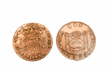 coin, metal, means of payment, finance, round, spain, vintage, s